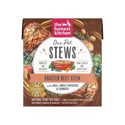 The Honest Kitchen One Pot Stew Dog Wet Food -Pet Dog Supplies OnePotStewRoastedBeefStewwithKale SweetPotatoes Carrots10.5ozCarton