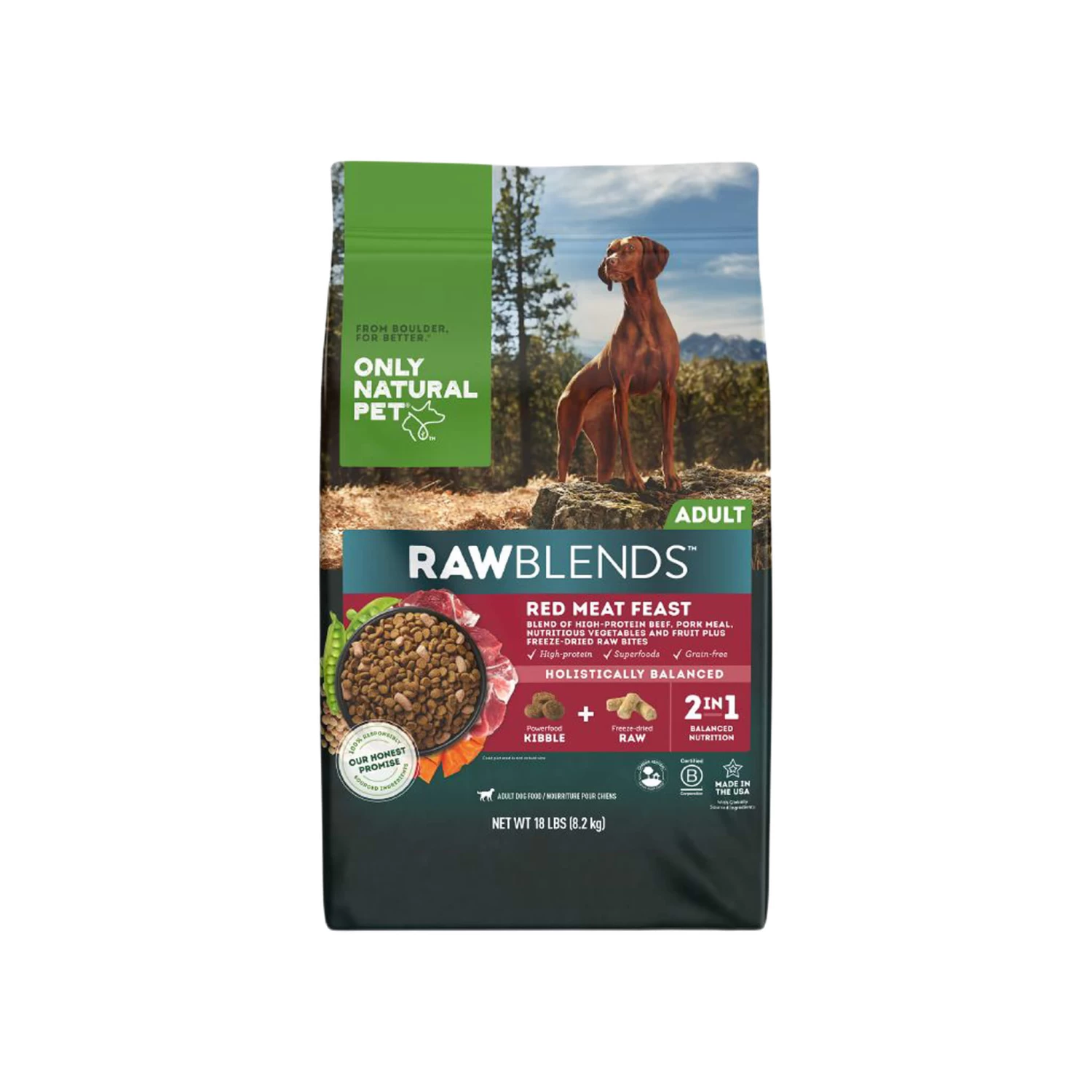 Only Natural Pet Raw Blends Red Meat Feast Raw Grain Free Dog Food 2 Only Natural Pet Raw Blends Red Meat Feast Raw Grain Free Dog Food - Image 2