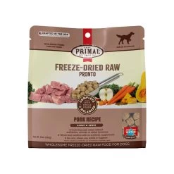 Primal Pet Foods Pronto Freeze-Dried Raw Dog Food -Pet Dog Supplies PrimalPetFoodsProntoFreezeDriedRawDogFoodPork16oz