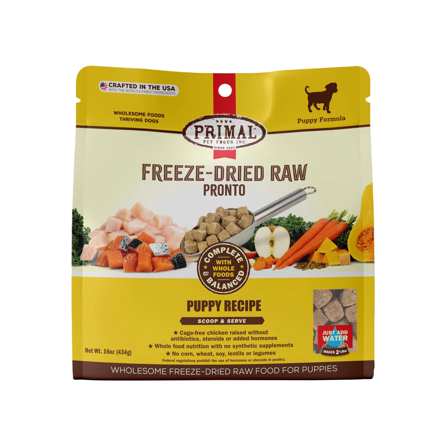 Primal Pet Foods Pronto Freeze-Dried Raw Puppy Food 3 Primal Pet Foods Pronto Freeze-Dried Raw Puppy Food - Image 3