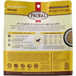 Primal Pet Foods Pronto Freeze-Dried Raw Puppy Food 17 Primal Pet Foods Pronto Freeze-Dried Raw Puppy Food -Pet Dog Supplies PrimalPetFoodsProntoFreezeDriedRawPuppyFood25ozBackofBag