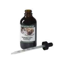 Only Natural Pet Respiratory Support Herbal Formula -Pet Dog Supplies Respiratory Support 4 oz w Dropper