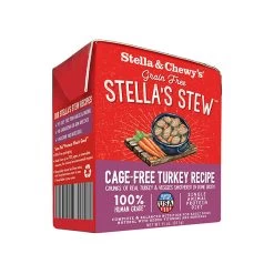 Stella & Chewy's Stew Wet Food For Dogs Case Of 12 -Pet Dog Supplies S C CageFreeTurkey Front