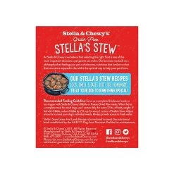 Stella & Chewy's Stew Wet Food For Dogs Case Of 12 -Pet Dog Supplies S C LambStew Back