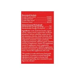 Stella & Chewy's Stew Wet Food For Dogs Case Of 12 -Pet Dog Supplies S C LambStew Side