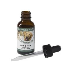 Only Natural Pet Skin & Itch Homeopathic Remedy -Pet Dog Supplies Skin Itch Homeopathic Bottle w Dropper
