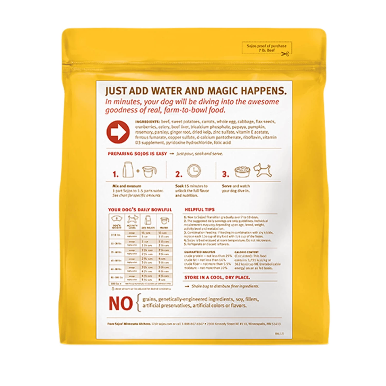 Sojos Complete Grain-Free Dog Food Mix 2 Sojos Complete Grain-Free Dog Food Mix - Image 2