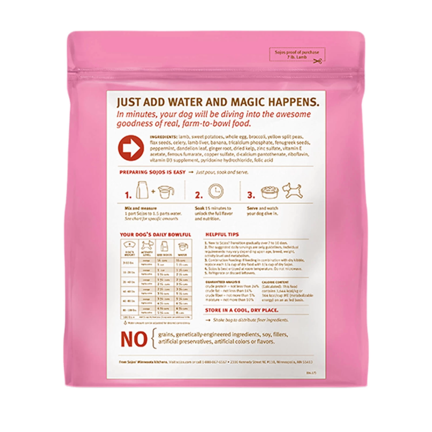 Sojos Complete Grain-Free Dog Food Mix 8 Sojos Complete Grain-Free Dog Food Mix - Image 8