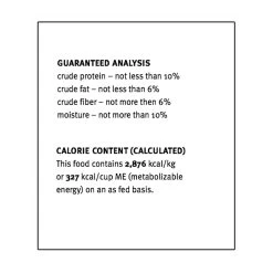 Sojos Grain-Free Dog Food Mix -Pet Dog Supplies SojosGrainFreeDogFoodMixGuaranteedAnalysis