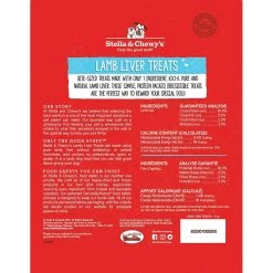 Stella & Chewy's Freeze-Dried Raw Single Ingredient Treats 30 Stella & Chewy's Freeze-Dried Raw Single Ingredient Treats -Pet Dog Supplies Stella Chewy sFreeze DriedRawSingleIngredientTreatsLambLiverBackofBag