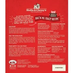 Stella & Chewy's Wild Weenies Raw Freeze-Dried Dog Treats -Pet Dog Supplies Stella Chewy sWildWeeniesRawFreeze DriedDogTreatsBac nMeCrazyBackofBag d43a57b1 4c06 4c60 8864 9aa741529c4d