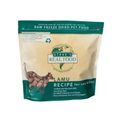Steve's Real Food Freeze Dried Nuggets For Dogs And Cats -Pet Dog Supplies Steves Real Food Freeze dried lamu 1