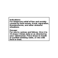 Only Natural Pet Stress & Anxiety Homeopathic Remedy -Pet Dog Supplies Stress Anxiety Homeopathic Dosage