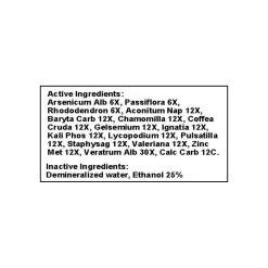 Only Natural Pet Stress & Anxiety Homeopathic Remedy -Pet Dog Supplies Stress Anxiety Homeopathic Ingredients