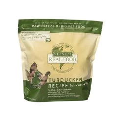 Steve's Real Food Freeze Dried Nuggets For Dogs And Cats -Pet Dog Supplies Turkduckenstevesfreezedried