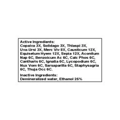 Only Natural Pet Urinary Tract Homeopathic Remedy -Pet Dog Supplies Urinary Tract Homeopathic Ingredients