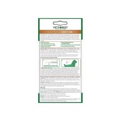 Vet's Best Flea & Tick Drops For Dogs -Pet Dog Supplies Vet sBest SpotOn Small Back