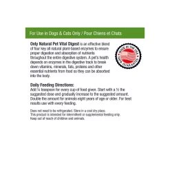 Only Natural Pet Vital Digest -Pet Dog Supplies Vital Digest Product Information