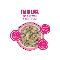 Weruva BFF Best Fido Friend Wet Dog Food -Pet Dog Supplies WeruvaBFFBestFidoFriendWetDogFoodI minLuckwithRice BreastofDuckInfographic