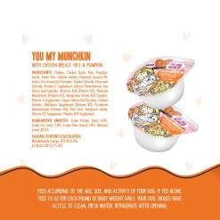 Weruva BFF Best Fido Friend Wet Dog Food -Pet Dog Supplies WeruvaBFFBestFidoFriendWetDogFoodYouMyMunchkinwithChickenBreast Rice PumpkinIngredients