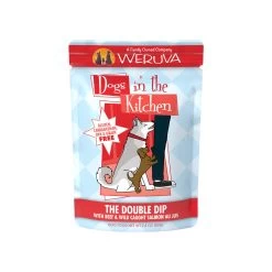 Weruva Dogs In The Kitchen Wet Dog Food -Pet Dog Supplies WeruvaDogsintheKitchenWetDogFoodTheDoubleDipwithBeef WildCaughtSalmonAuJus