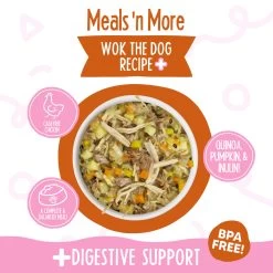 Weruva Meals 'n More Digestion Support Wet Dog Food -Pet Dog Supplies WeruvaMeals nMoreDigestionSupportWetDogFoodWoktheDogInfographic