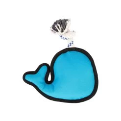 Only Natural Pet Sea Creatures Recycled Plush Dog Toys -Pet Dog Supplies WinstontheWhaleSeaCreaturesPlushDogToyBack