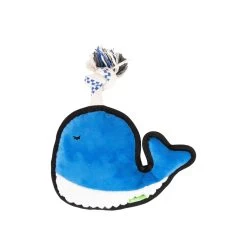 Only Natural Pet Sea Creatures Recycled Plush Dog Toys -Pet Dog Supplies WinstontheWhaleSeaCreaturesPlushDogToyFront