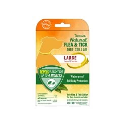 Tropiclean Natural Flea & Tick Collar For Dogs -Pet Dog Supplies natural flea and tick by tropiclean flea and tick collar for large dogs